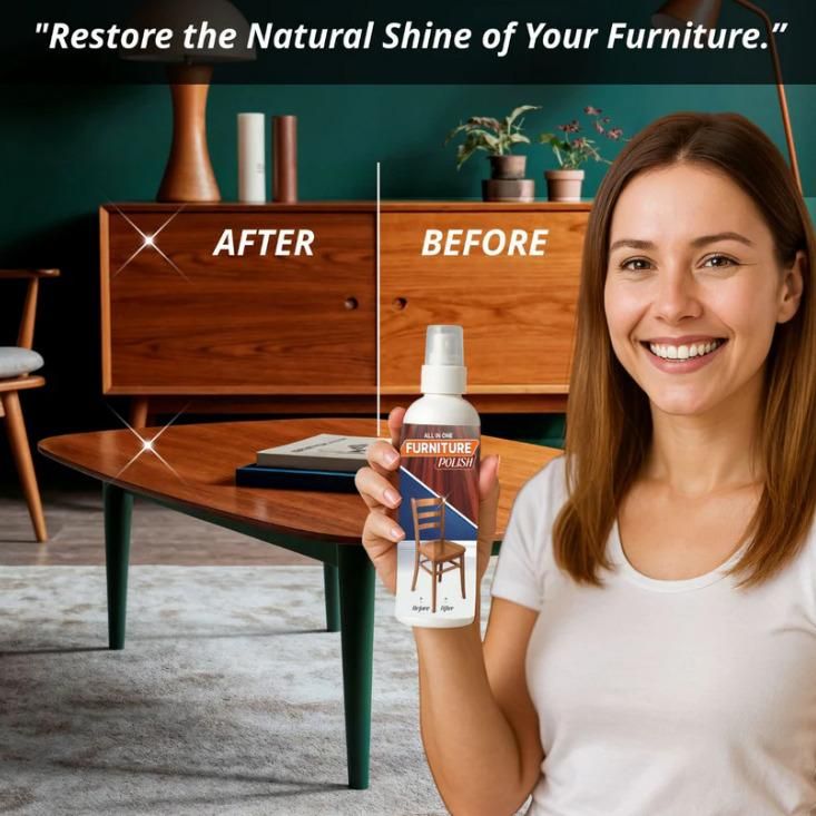 All-in-One Furniture Polish (450g x 3) – Long-Lasting Shine & Protection for Every Home
