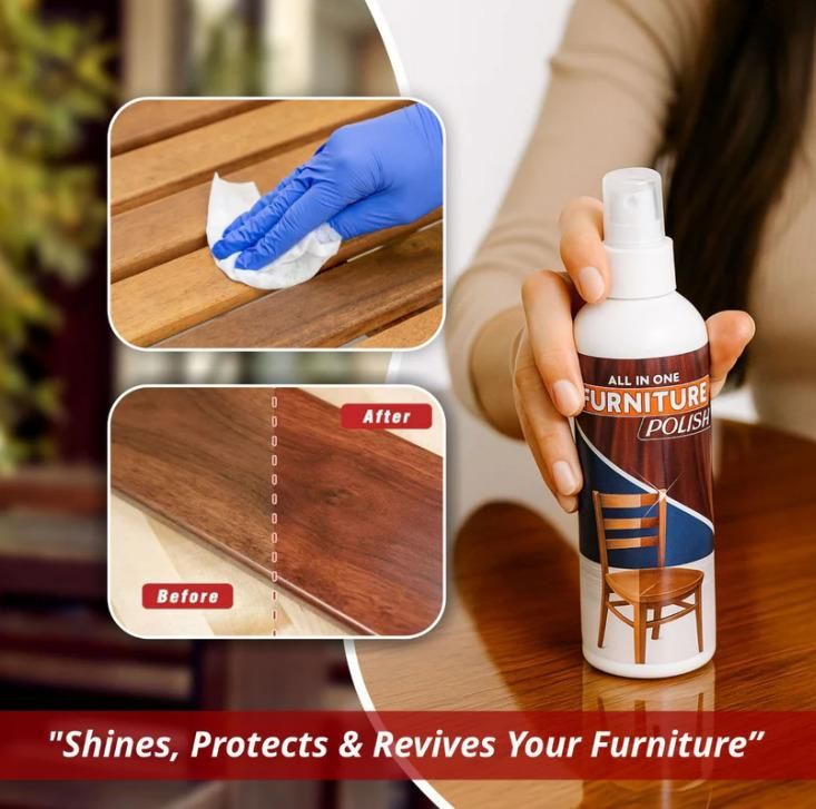 All-in-One Furniture Polish (450g x 3) – Long-Lasting Shine & Protection for Every Home
